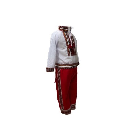 Costum popular pentru baieti, rosu [4]