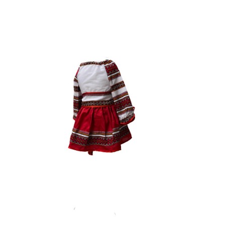 Costum popular pentru fete, rosu [2]