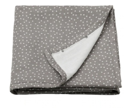 Hainute si accesorii bebe - Patura bebe, gri, 80x100 cm