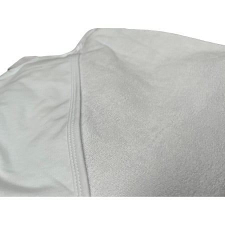Prosop bebe din bumbac cu gluga 85x85 cm, alb [3]
