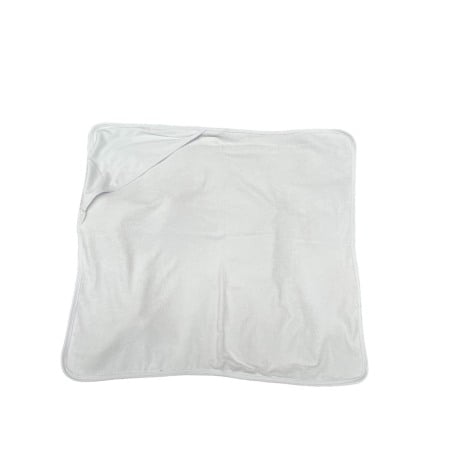 Prosop bebe din bumbac cu gluga 85x85 cm, alb [2]