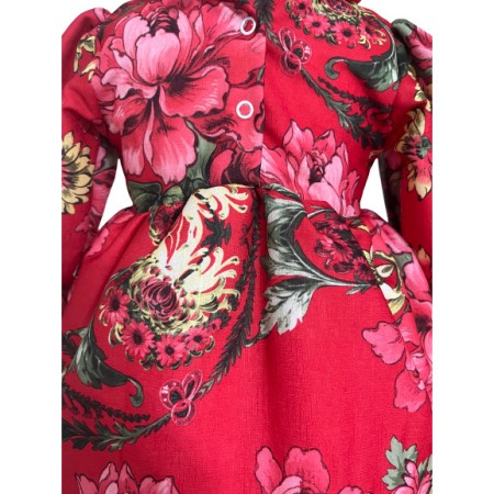 Rochie fetite casual, elganta, culoare rosie [3]