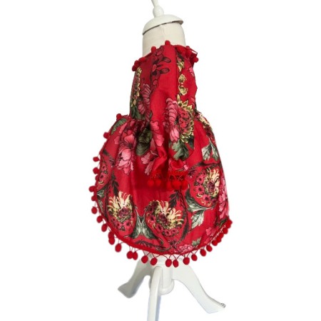 Rochie fetite casual, elganta, culoare rosie [1]