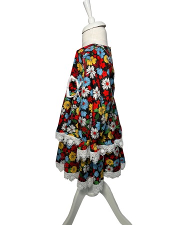 Rochita fete casual multicolor cu flori party [1]