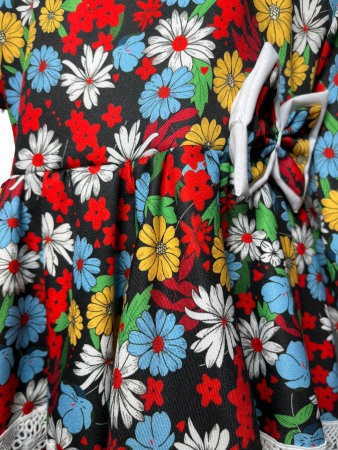 Rochita fete casual multicolor cu flori party [3]