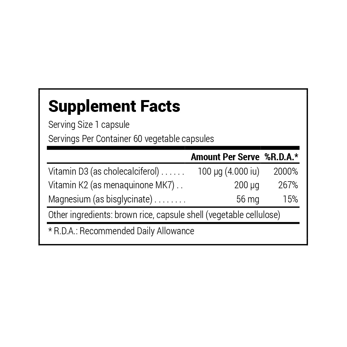 Complete D3, K2 & Magnesium [2]