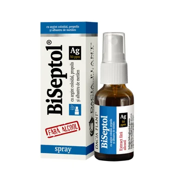 Biseptol Spray cu argint coloidal, 20ml [1]