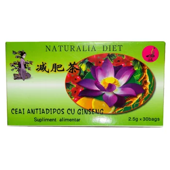 Ceai antiadipos cu Ginseng, 30 plicuri, Naturalia Diet [1]