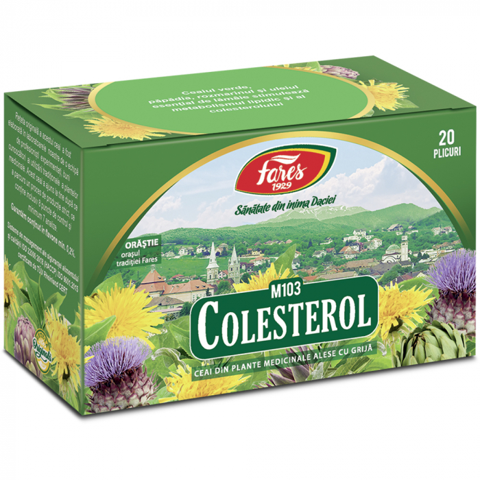 Ceai Colesterol, M103, 20 plicuri [1]