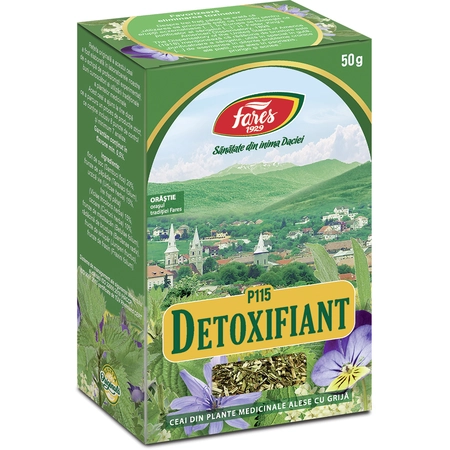 Ceai Detoxifiant Purificarea Organismului P115, 50 g [1]