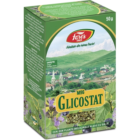 Ceai Glicostat M96, 50 g [1]