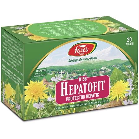 Ceai Hepatofit, 20 plicuri, Fares [1]