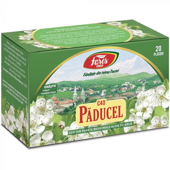 Ceai Paducel frunze si flori C40, 20 plicuri [1]