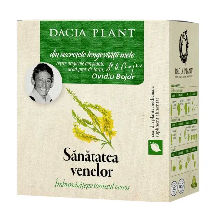 Ceai Sanatatea venelor, 50 g, Dacia Plant [1]