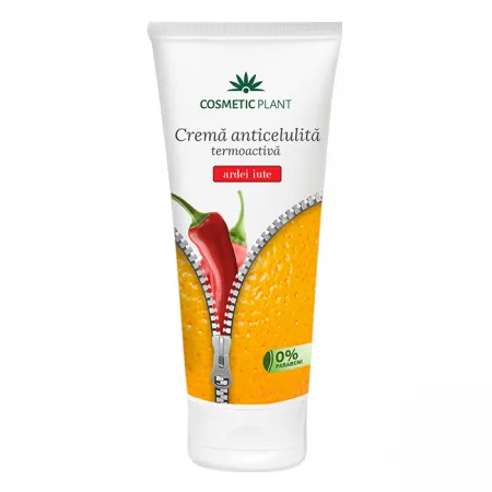 Crema anticelulita termoactiva cu extract de ardei iute si Cafeisilan C2, 200 ml, Cosmetic Plant [1]