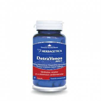 DetraVenos Akut, 30 capsule, Herbagetica [1]