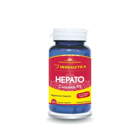 Hepato Curcumin 95, 60 capsule, Herbagetica [1]