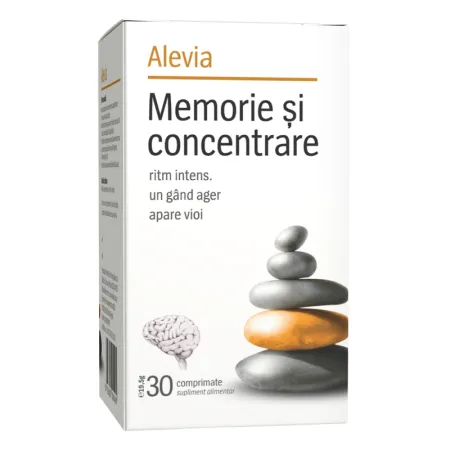Memorie si concentrare, 30 comprimate, Alevia [1]