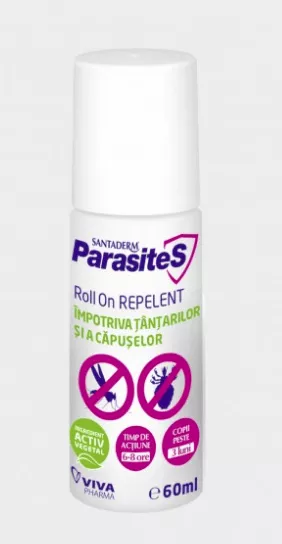 Santaderm Roll-on Repelent impotriva tantarilor si capuselor 60 ml [1]