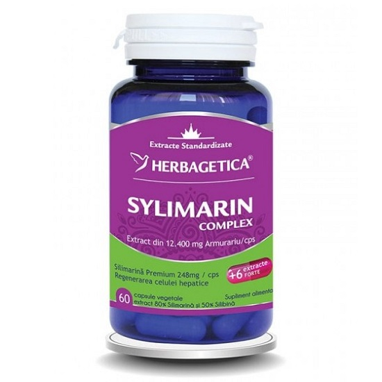 Silymarin Detox Forte, 60 capsule, Herbagetica [1]