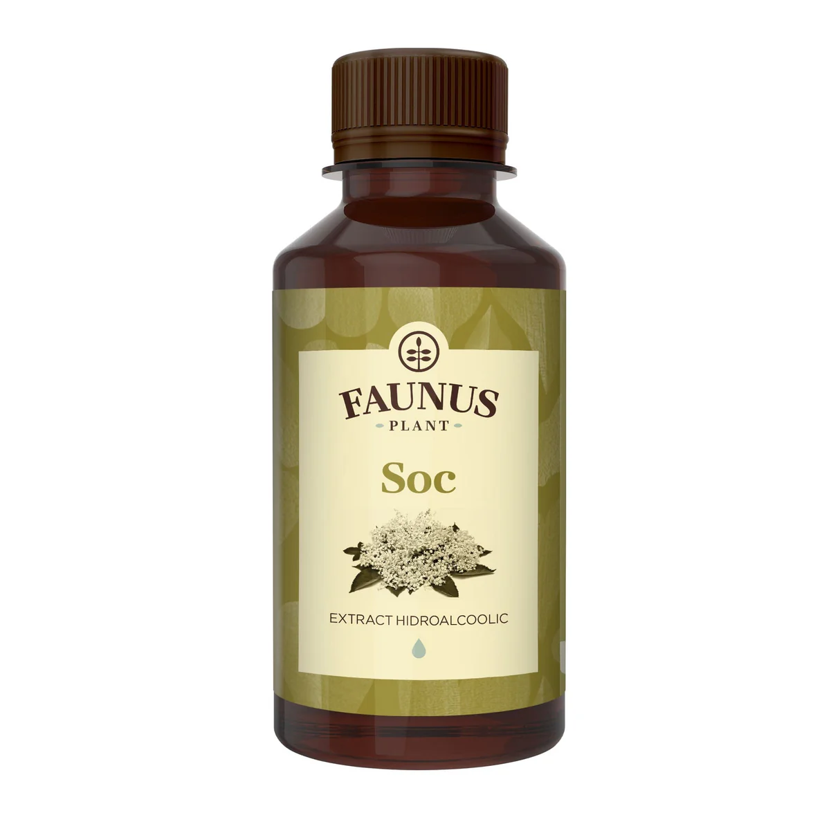 Soc - Tinctură. Flacon 200ml. Extract hidroalcoolic concentrat din flori de soc pentru căi respiratorii curate, cu efect expectorant [1]