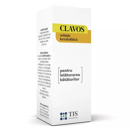 Solutie keratolitica Clavos pentru indepartarea bataturilor, 10 ml [1]
