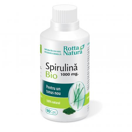 Spirulina Bio, 1000 mg, 90 comprimate, Rotta Natura [1]
