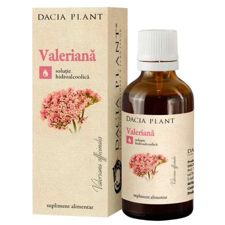 Tinctura de Valeriana, 50 ml, Dacia Plant [1]
