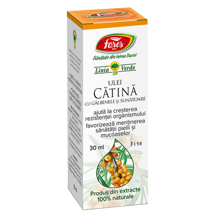 Ulei de catina cu galbenele si sunatoare, F158, 30 ml, Fares [1]
