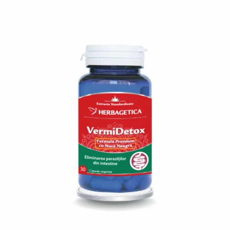 VERMIDETOX - antiparazitar si detoxifiant natural, 30cps [1]