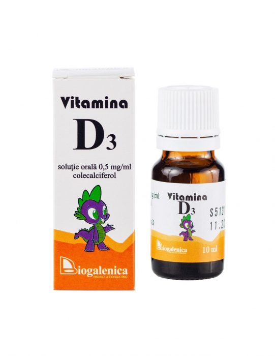 Vitamina D3 - solutie orala - 10 ml [1]