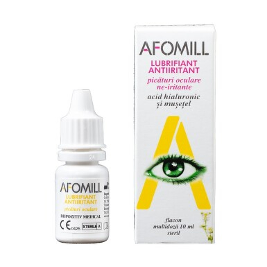 SANATATEA OCHILOR - AFOMILL LUBRIFIANT SOLUTIE OFTALMICA 10ML