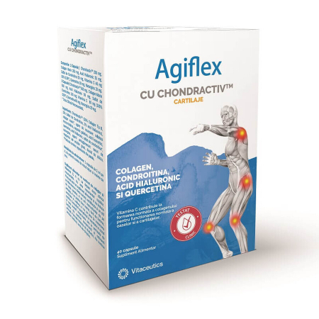 SUPLIMENTE ALIMENTARE - Agiflex pentru articulații, 40 capsule, Vitaceutics
