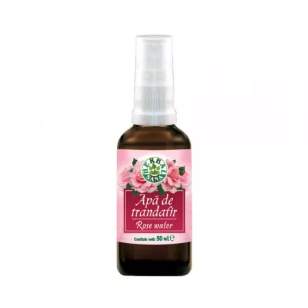 Articole Sanatate & Wellness - Apa de trandafir, 50 ml, Herbal Sana