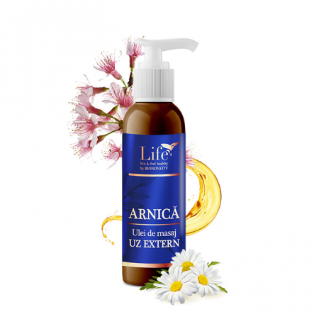 COSMETICE - ARNICĂ ulei de masaj – 200 ml