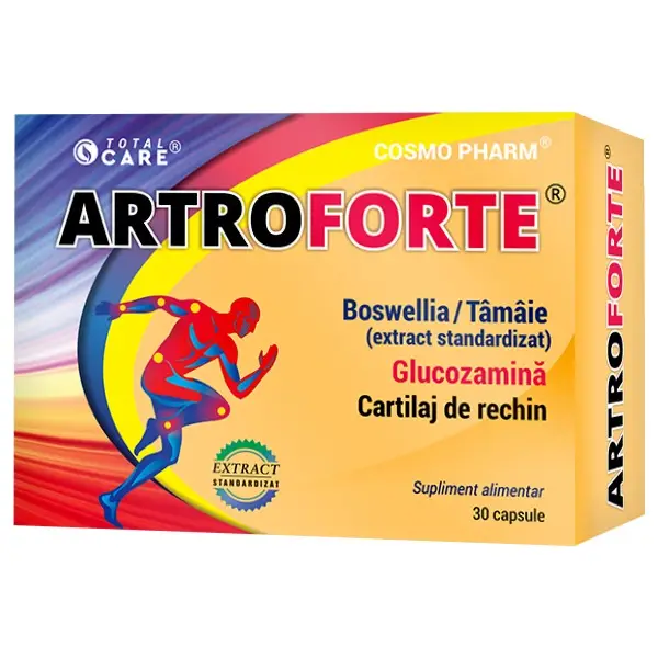 ARTICULATII OASE MUSCHI - ARTROFORTE, 30 cps. – Supliment Pentru Articulatii Sanatoase