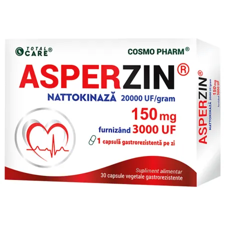 SUPLIMENTE ALIMENTARE - Asperzin Total Care, 150 mg, 30 capsule, Cosmo Pharm