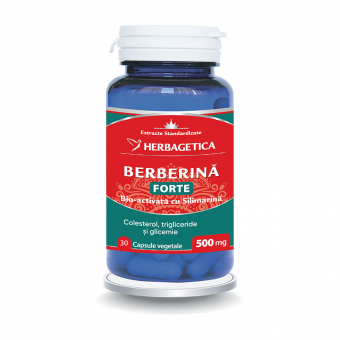 SUPLIMENTE ALIMENTARE - Berberina Forte, Herbagetica, 30 capsule
