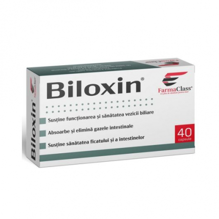 AFECTIUNI HEPATO-BILIARE - Biloxin 40 capsule