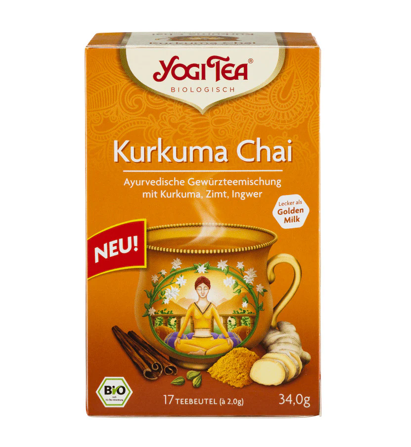 CEAIURI - Bio Ceai Ayurvedic cu Curcuma (Turmeric) Yogi Tea 34 g