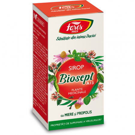 RACEALA SI GRIPA - Biosept sirop miere si propolis, A13, 100 ml