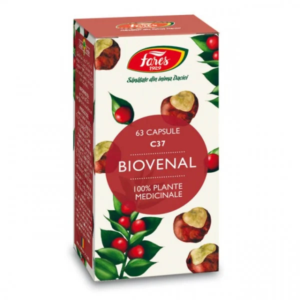 CIRCULATIA SANGELUI - BIOVENAL-63 capsule
