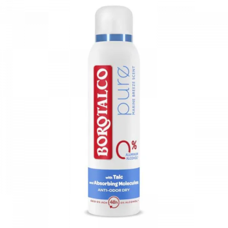 COSMETICE - Borotalco Deo Pure Marine Breeze Scent 150ml