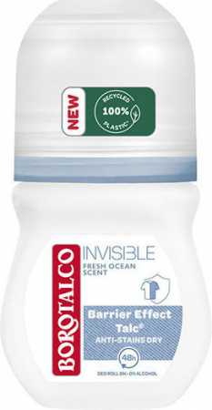 COSMETICE - Borotalco Invisible Fresh Ocean Deodorant 48h sub formă de Roll-On 50ml