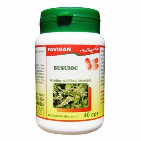 AFECTIUNI DIGESTIVE - Busuioc, 40cps - Favisan