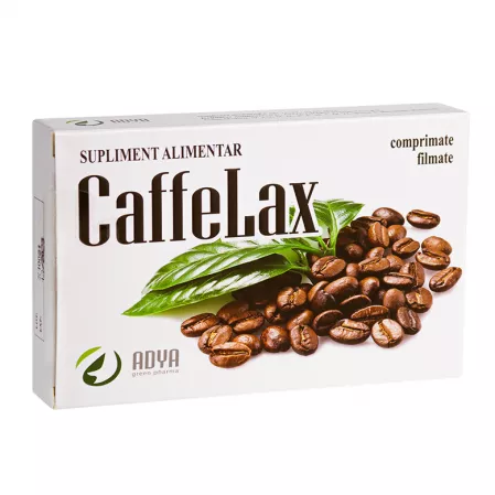 AFECTIUNI INTESTINALE - CaffeLax, 20 comprimate, Adya