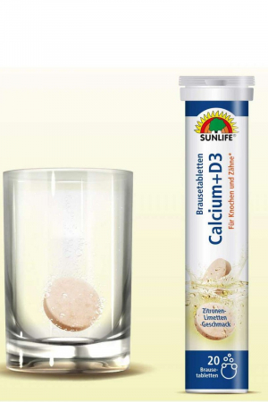 SUPLIMENTE ALIMENTARE - Calciu +D3- 20 tablete efervescente,  80 g
