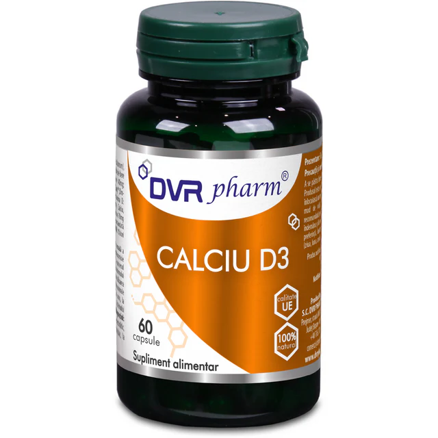 Vitamine si Minerale - Calciu D3,60 capsule