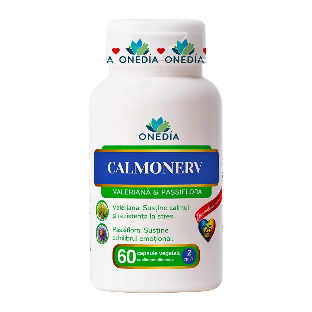 SUPLIMENTE ALIMENTARE - Calmonerv Antistres Natural, 60 capsule, Onedia