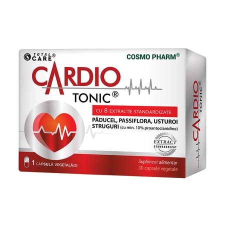 SUPLIMENTE ALIMENTARE - Cardio Tonic, 30 capsule vegetale, Cosmopharm